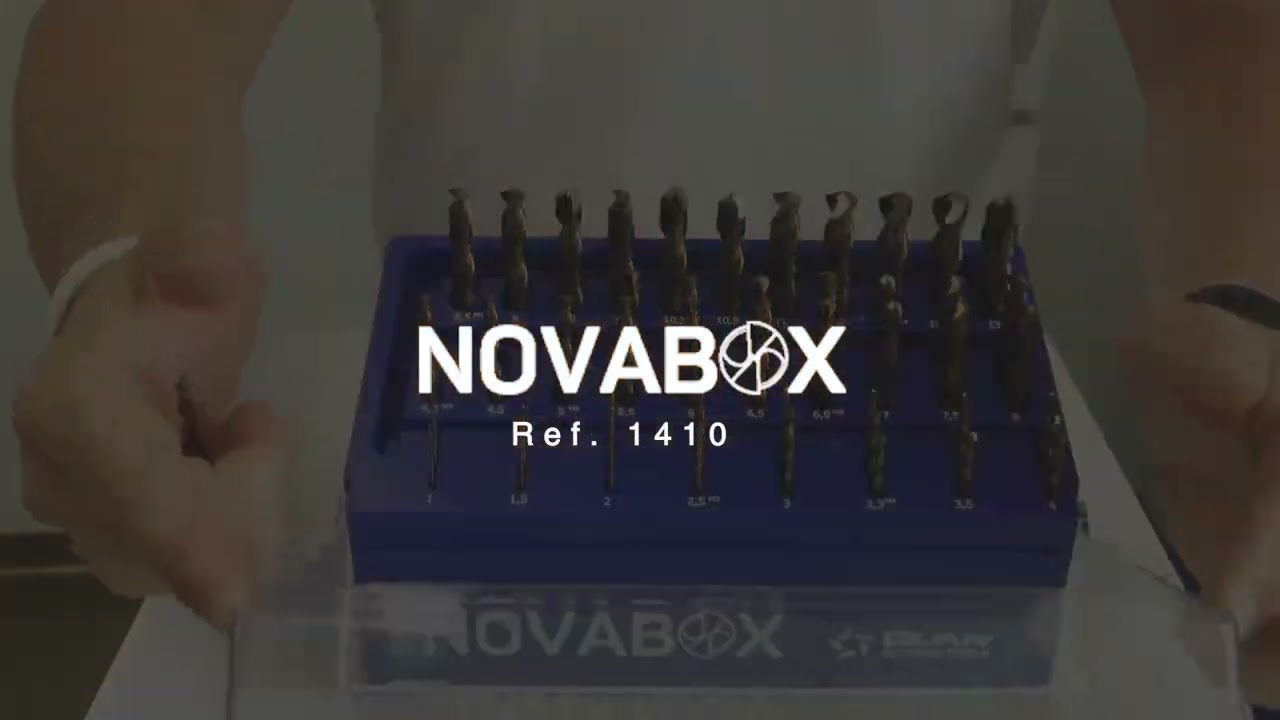 Expositor de brocas Ref. 1410 de IZAR. Organizador de brocas