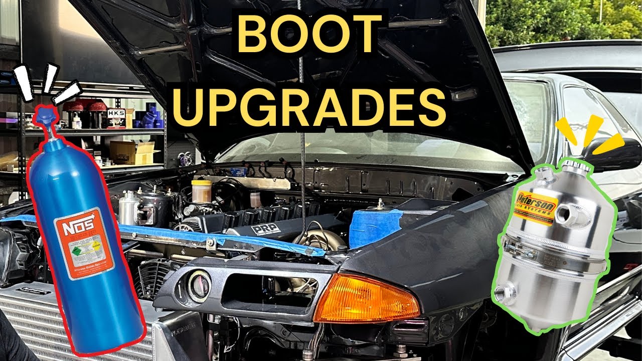 New Additions to the R32 GTR Skyline Boot: NOS, Petersen Dry Sump Tank and Electric Power Steering