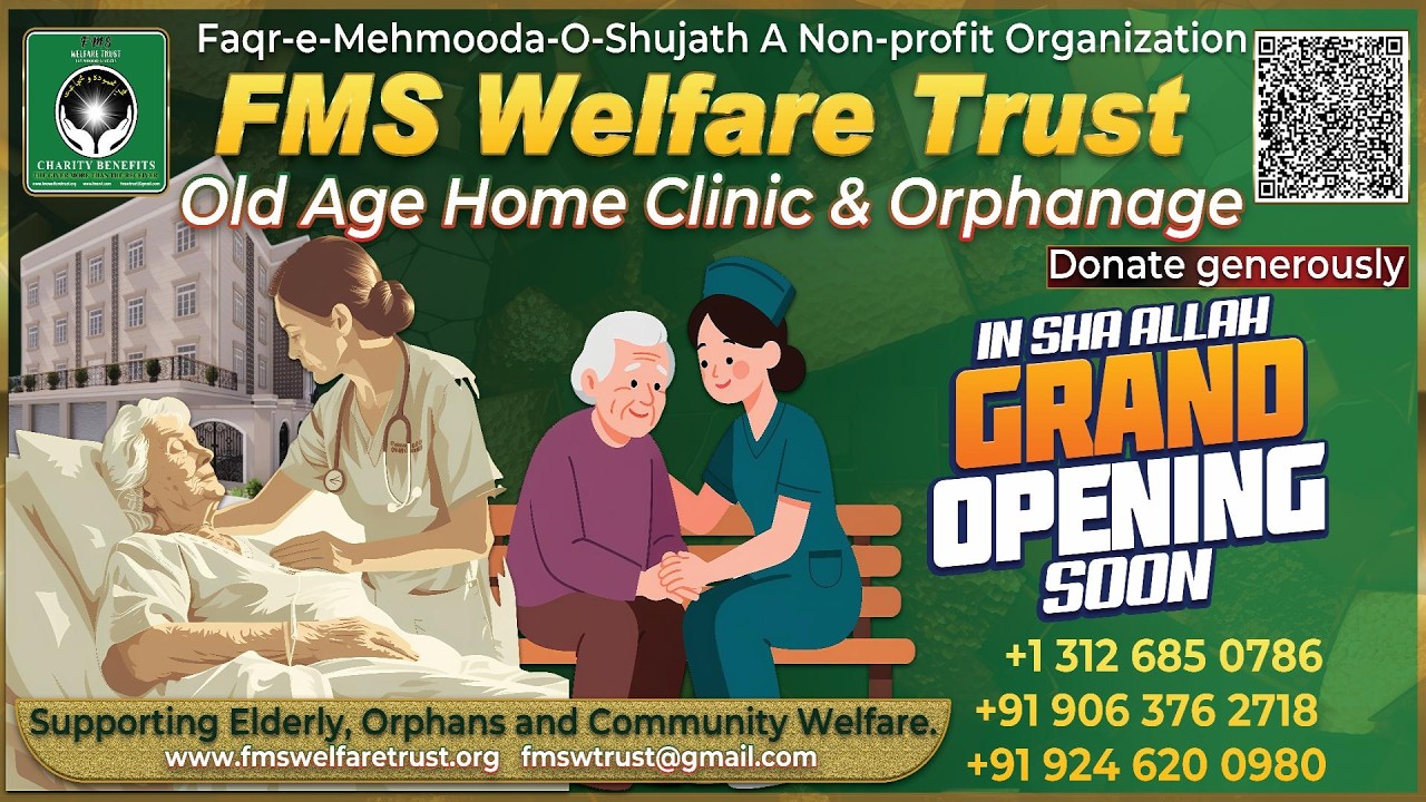 Support the Construction of FMS Old Age Home & Orphanage in Hyderabad | Donate for a Better Tomorrow