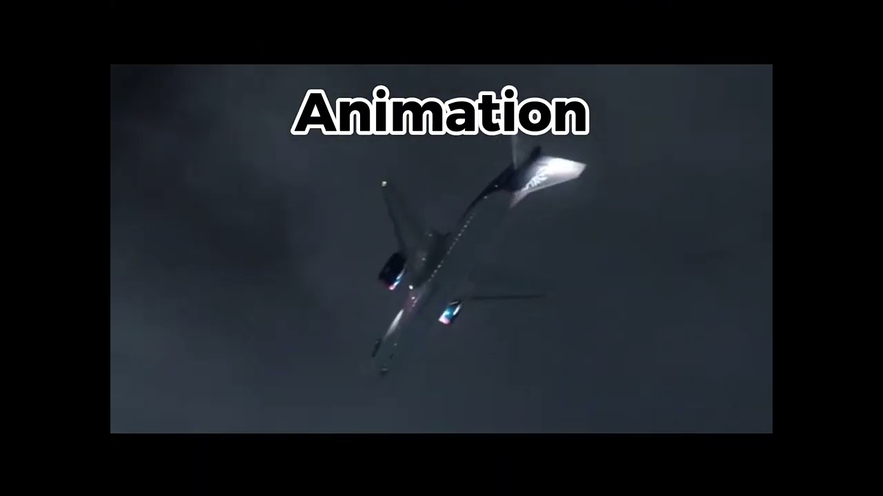 Animation vs Real Life - Aeroflot Flight 821