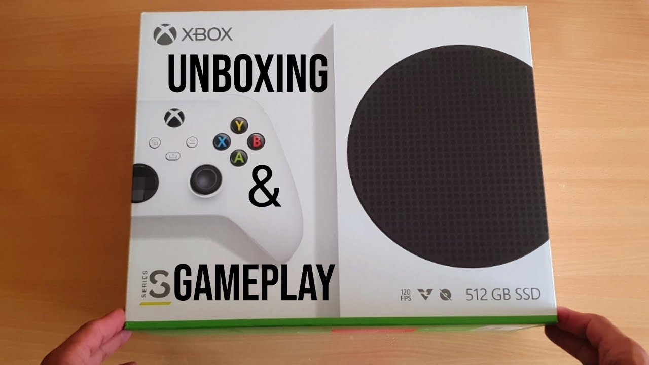 Распаковка и игровой процесс Xbox Series S