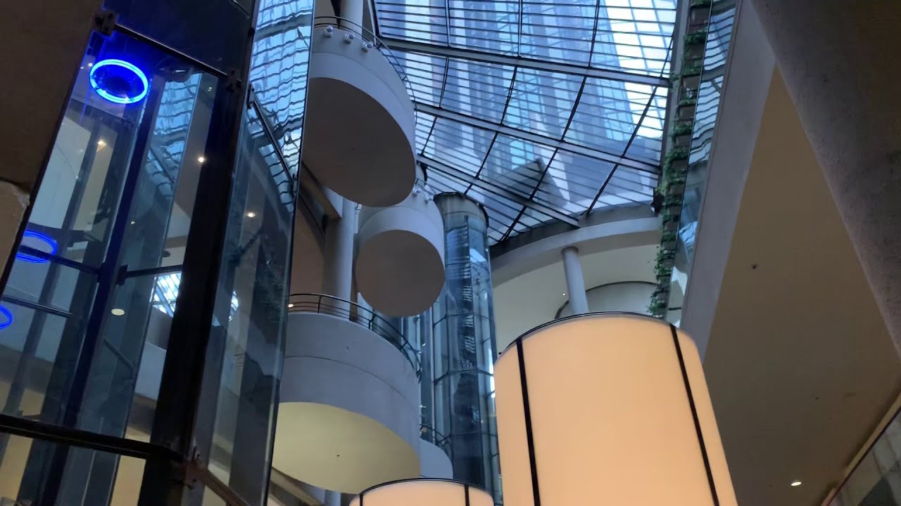 INCREDIBLE Scenic Otis Traction Elevators [Blue Tower] - Westin Bonaventure Hotel - Los Angeles, CA