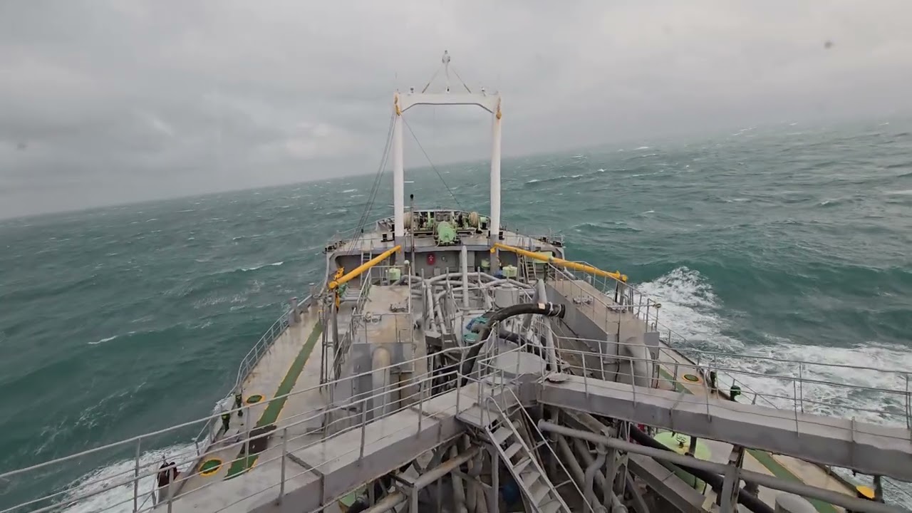 kapal curah kena badai dilaut cina Selatan / speed 0.9 #ship #bulkcarrier 