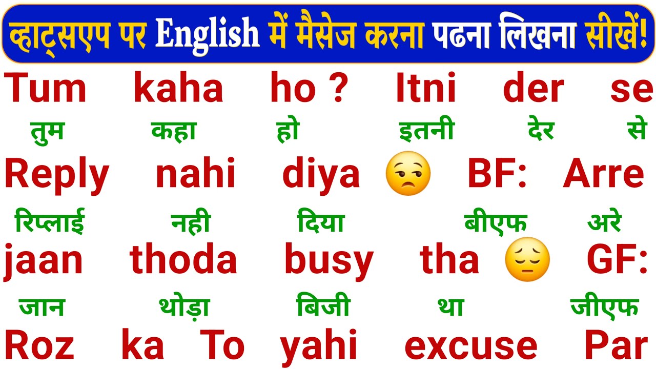 English Padhna-Likhna Sikho | इंग्लिश में नाम लिखना-पढ़ना सीखें | How to Read & Write English
