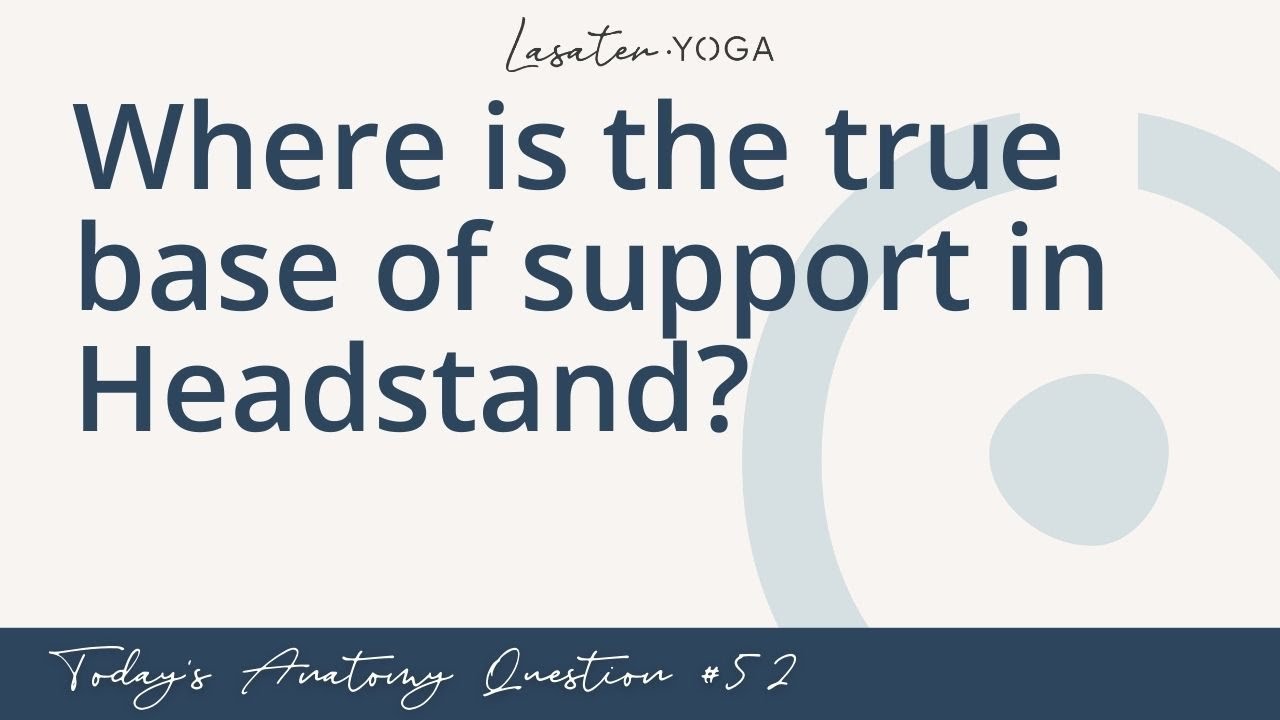 Today's Anatomy Question #52: Where is the true base of support in Headstand? (13/30)