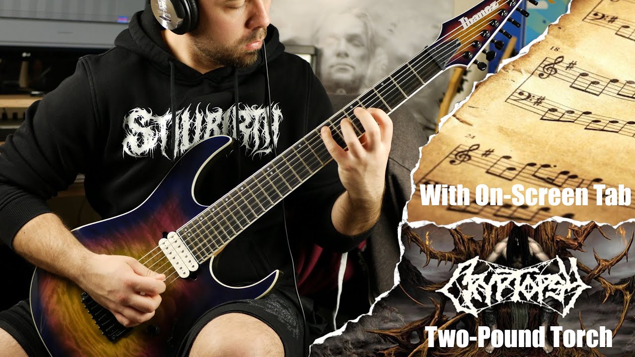 Cryptopsy - Two-Pound Torch (Cover with On-Screen Tab)