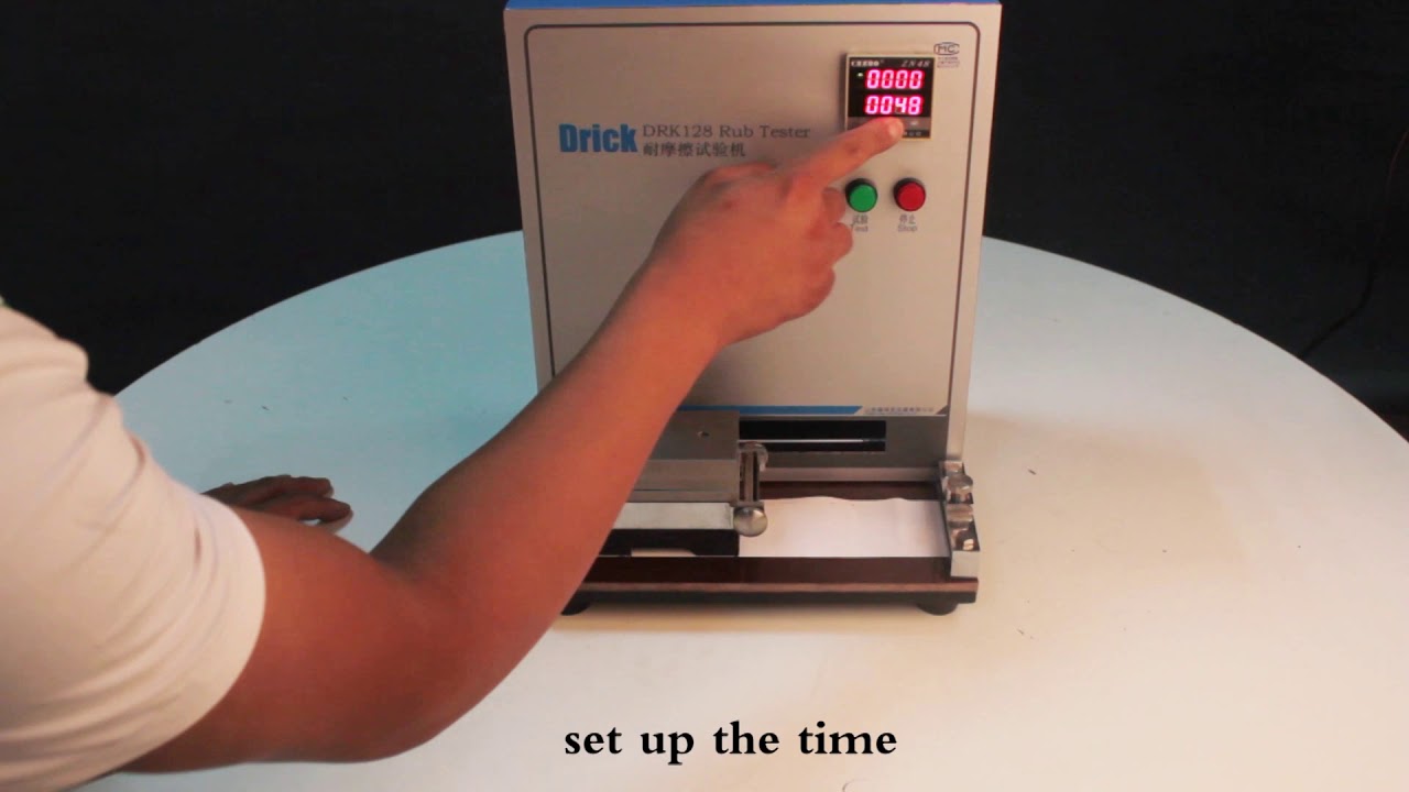 Video of DRK128 Rub Tester Videos