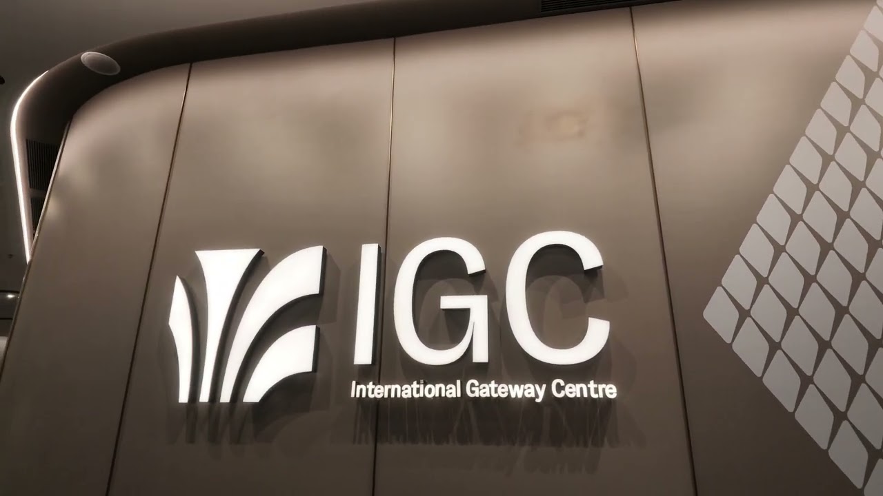 Hong Kong new IGC International Gateway Centre with new DJI pocket4
