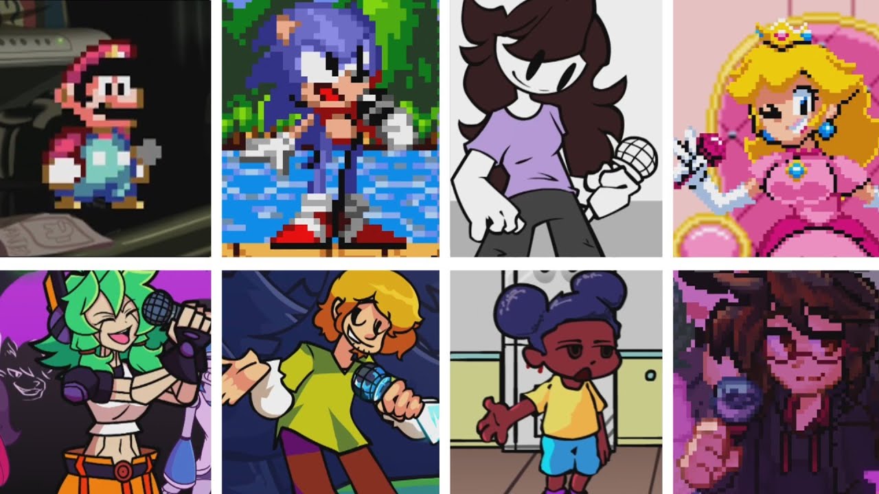 Friday Night Funkin' - Bad Day But Every Turn A Different Character Sings It