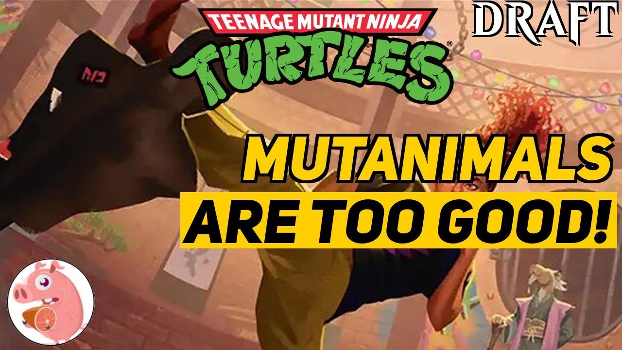 Mutanimals Are Too Good! | Teenage Mutant Ninja Turtles Bo3 Draft | MTG Arena