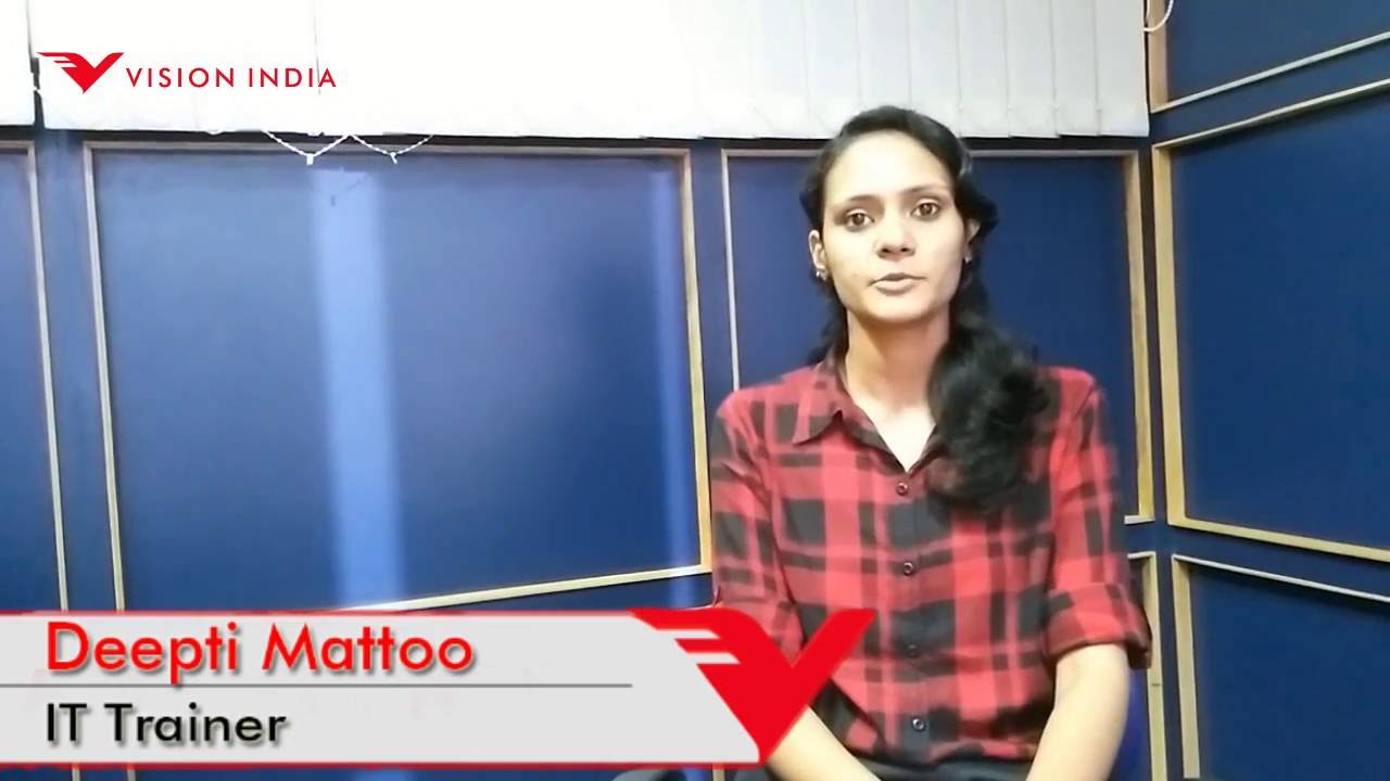 Deepti Mattoo share her experience at Vision India.