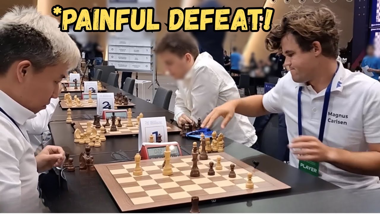 Painful Defeat of Bilguun Sumiya Against Magnus Carlsens