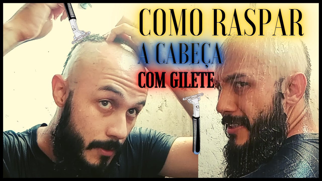Como raspar a Cabeça 🪒 + algumas dicas. Veja até o final.