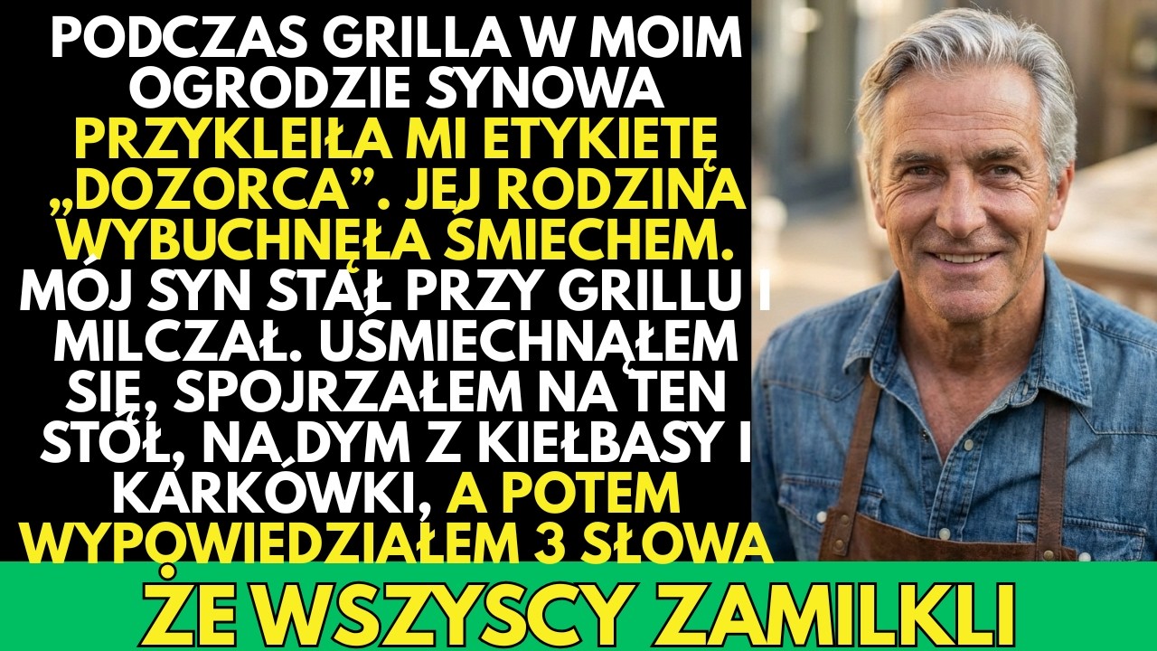 Moja synowa WYŚMIAŁA mnie podczas rodzinnego grilla – więc odszedłem i ODEBRAŁEM wszystko