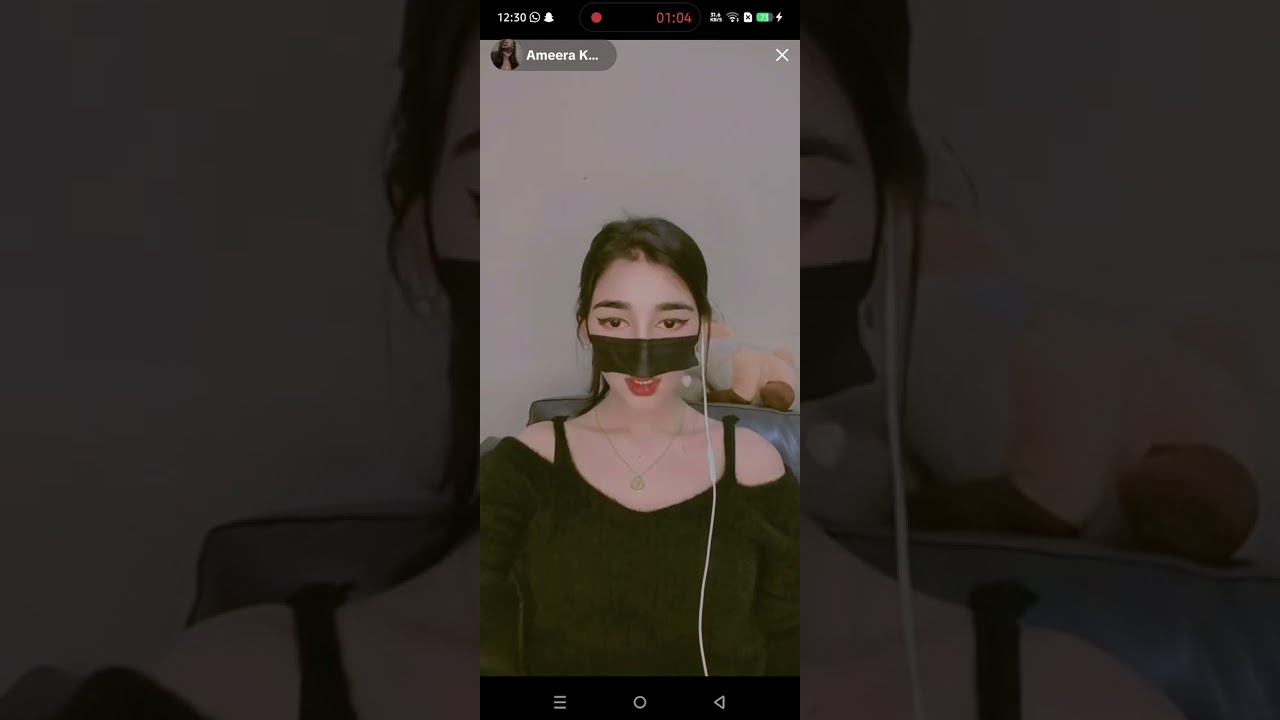 Ameera khan hot saksi girl tiktok live@fizunoor123