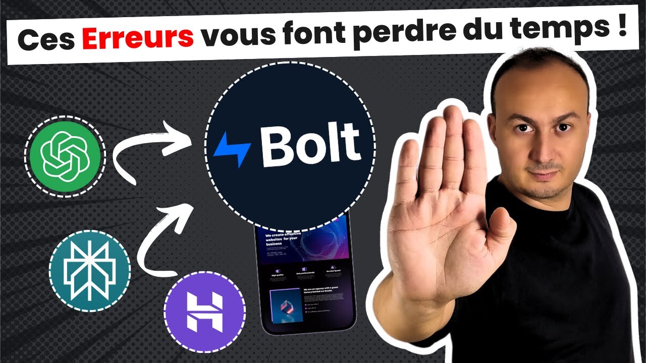 Les erreurs les plus courantes sur Bolt.new et comment les corriger !