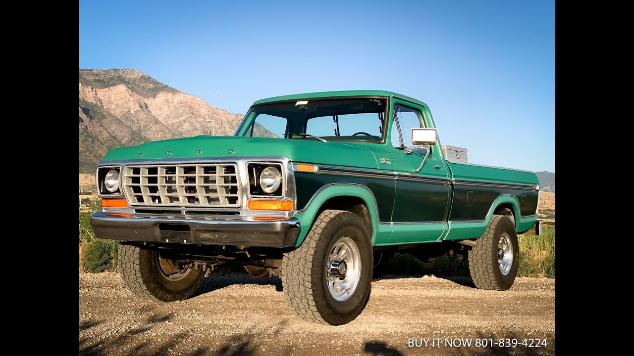 1978 FORD F250 4X4 400 V8, ORIGINAL SURVIVOR, NO RUST ROT, BEAUTIFUL PATINA, NEAR PERFECT INSIDE OUT