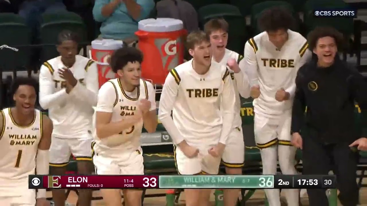 CBS Sports Network | Elon vs William & Mary Men’s Basketball Highlights (January 9, 2025)