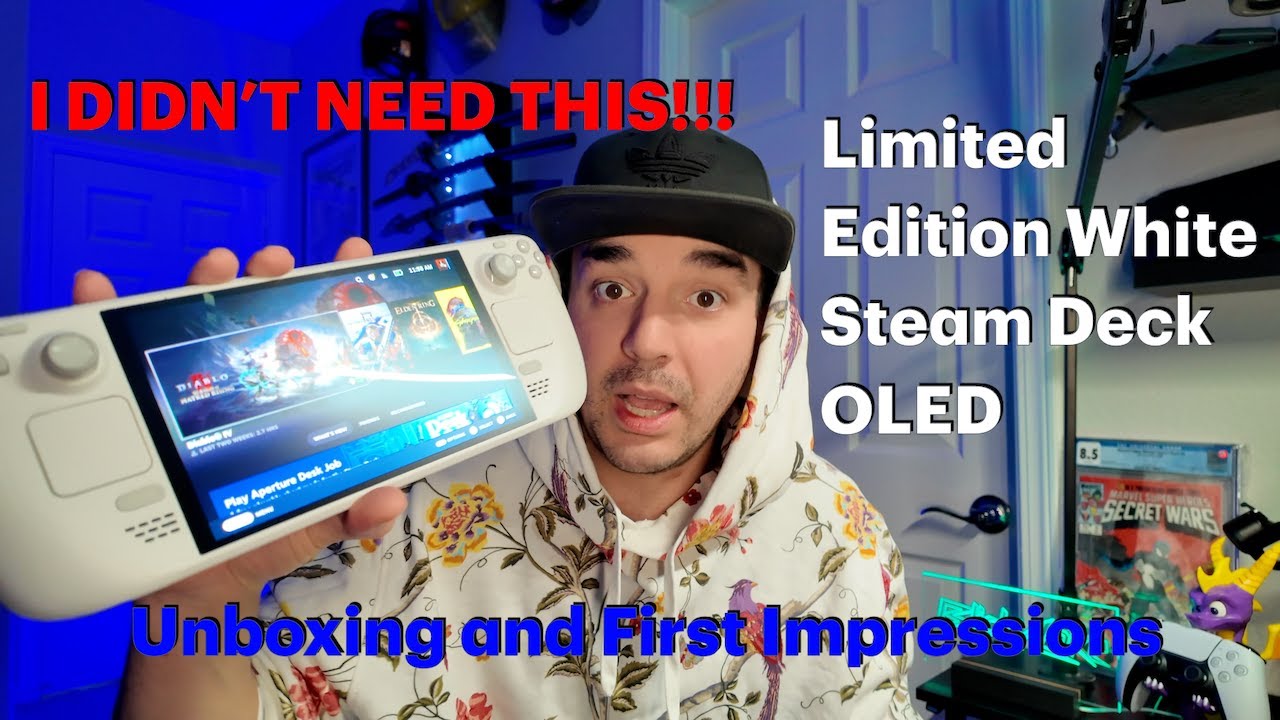 Limited Edition: White Steam Deck OLED - Unboxing and First Impressions - IT'S SICK!!! (4K)