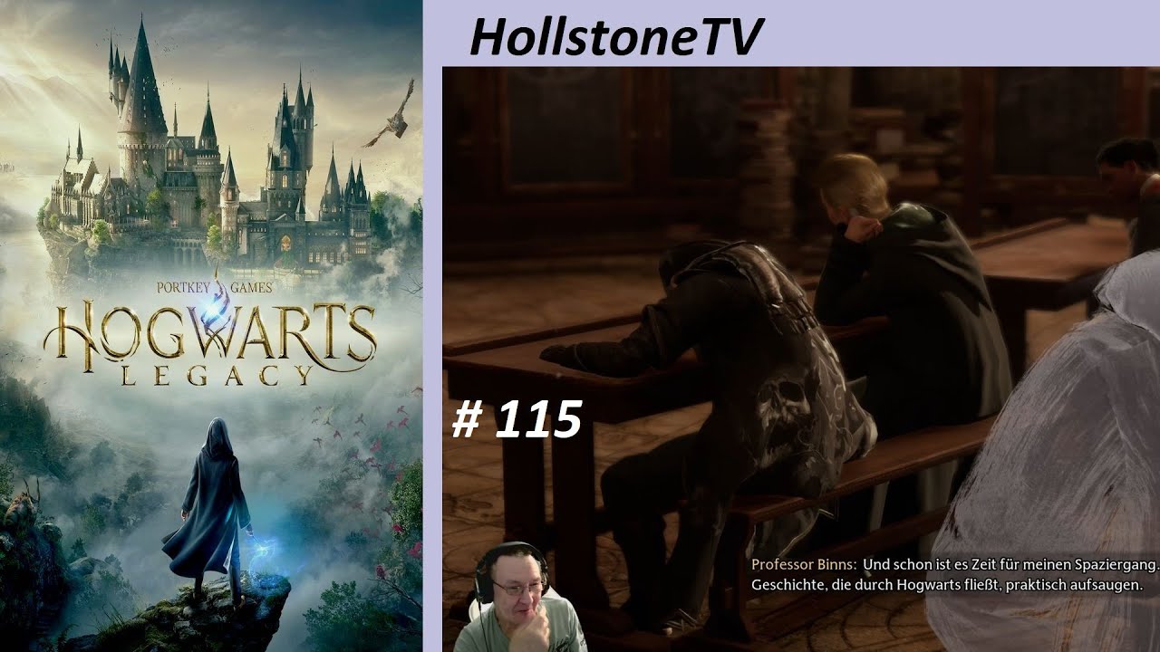 115 Hogwarts Legacy Finde die Handbuchseite Opa Mario zockt