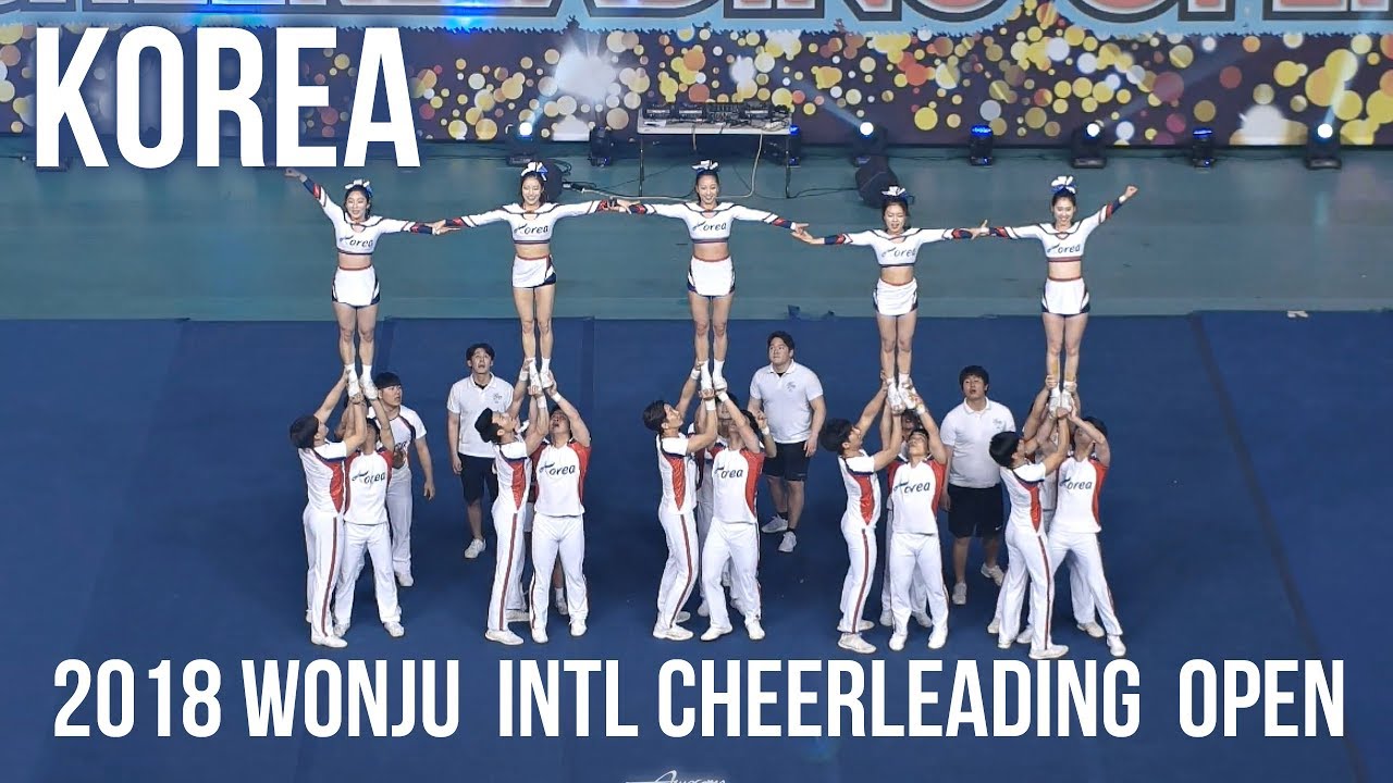 SOUTH KOREA 대한민국 @ 2018 원주 국제치어리딩 친선대회 WONJU INTL Cheerleading Open | Filmed by lEtudel