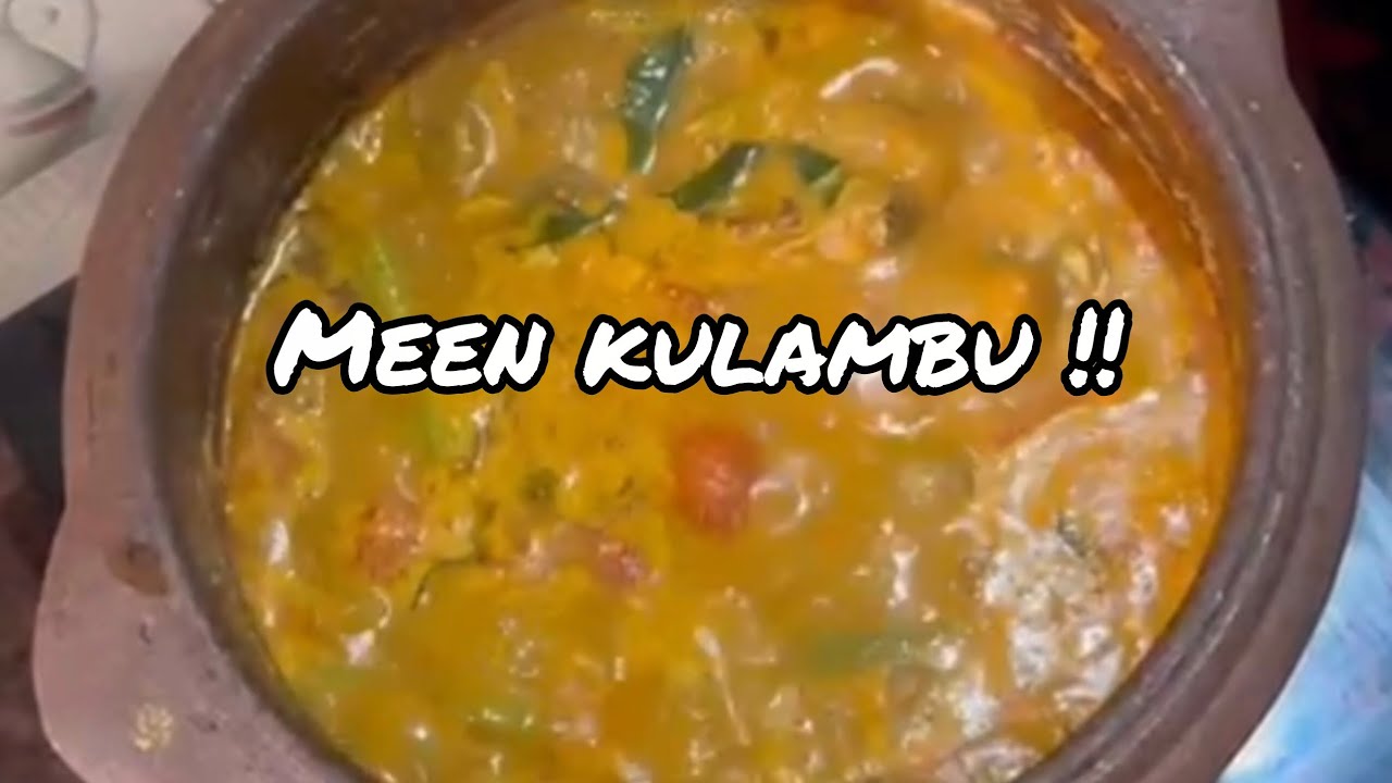 Easy Fish Curry at home ! | மீன் குழம்பு 