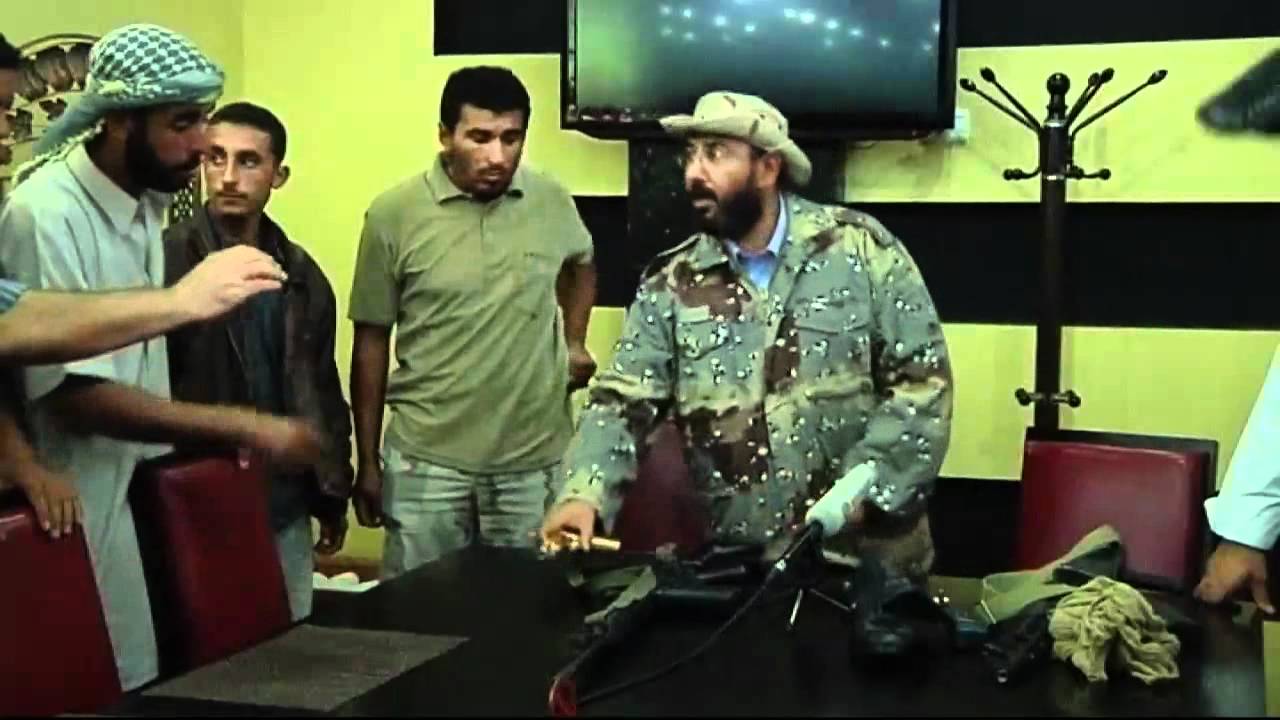 GADDAFI GUNS: Libyan commander shows off dictator's weapons