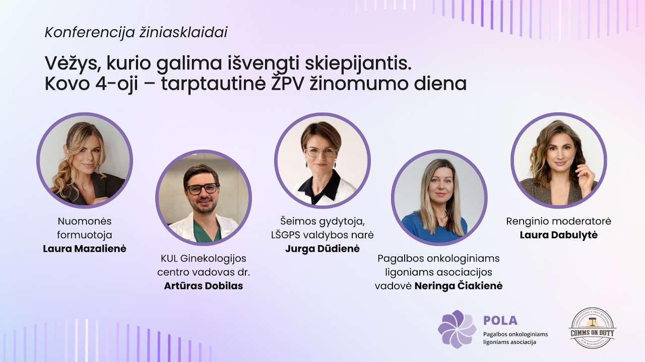 Vėžys, kurio galima išvengti skiepijantis. Kovo 4-oji – tarptautinė ŽPV žinomumo diena