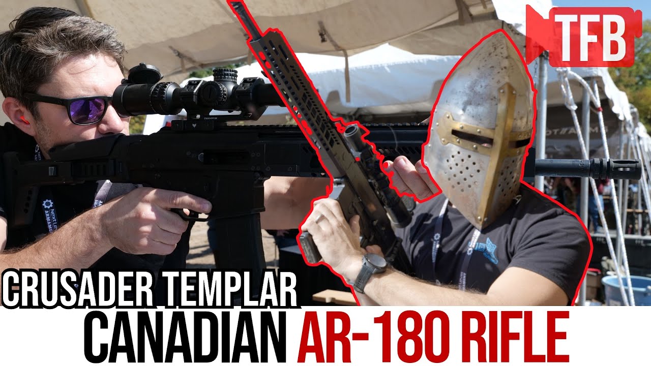 Винтовка AR-180 с продуманным юридическим решением: The Crusader Templar
