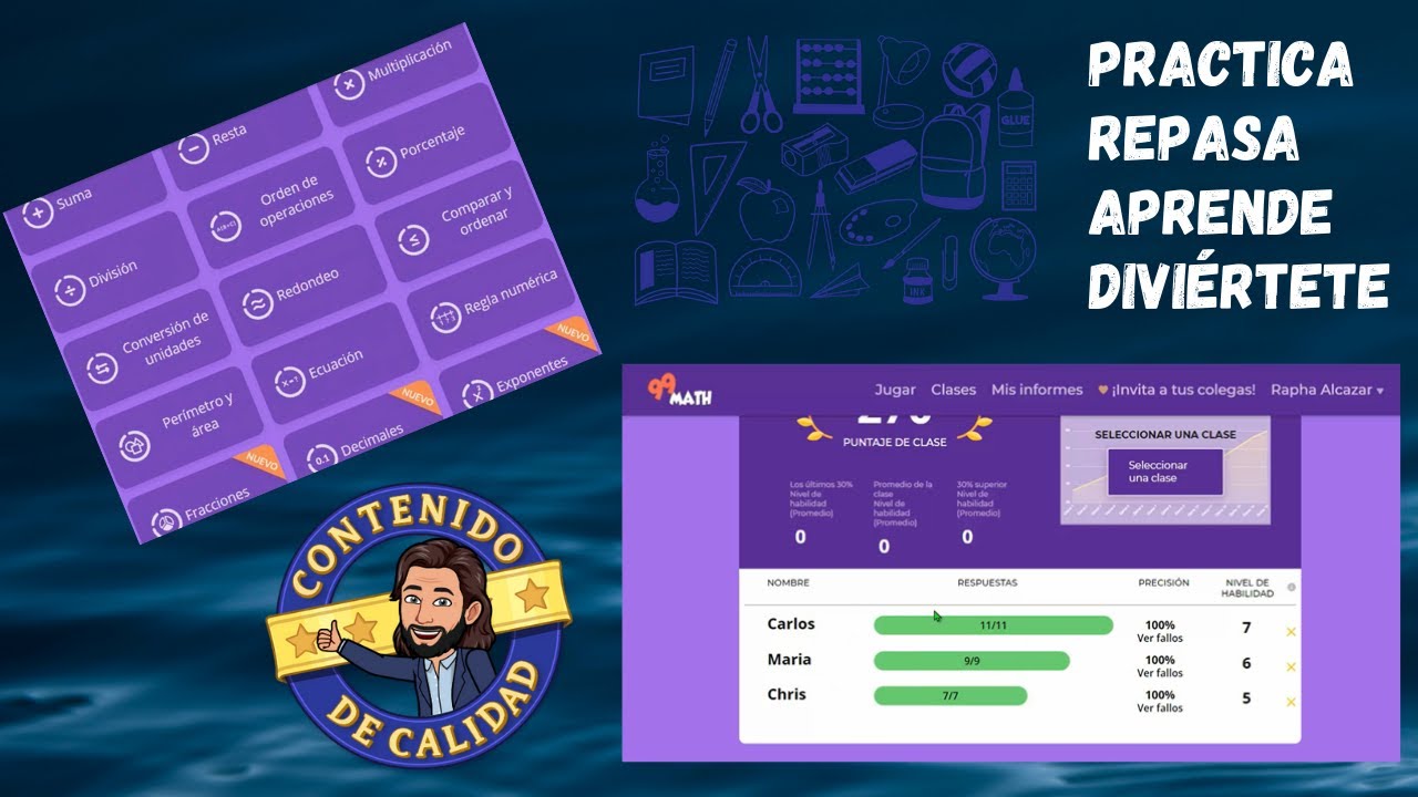 😍 Cómo integrar juegos a matemáticas | ⭐ Seguimiento de los avances | 💪 Varios niveles
