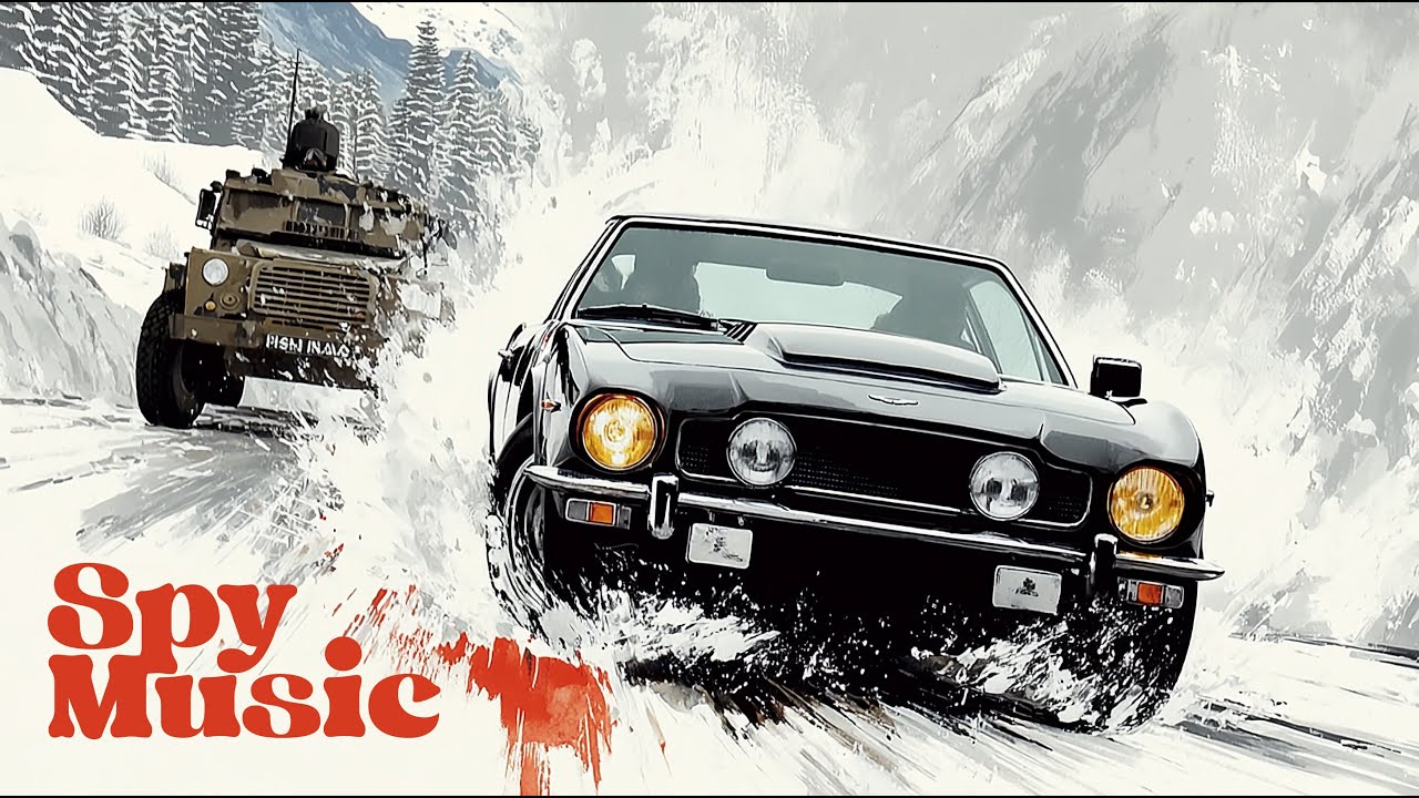 Aston Martin V8 Vantage Volante 🎧 Spy Mood & Smooth Jazz