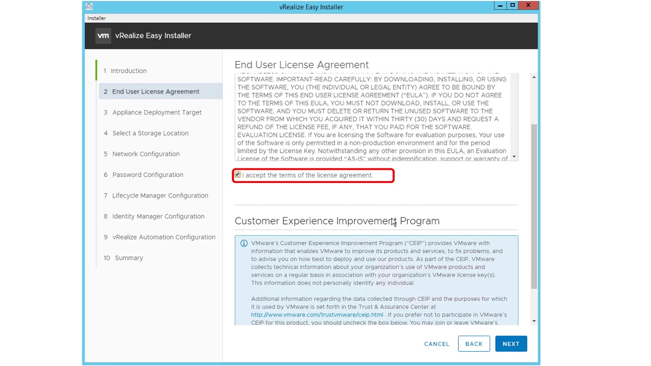 Install vRealize Suite Lifecycle Manager 8.0.1 Using vRealize Easy Installer