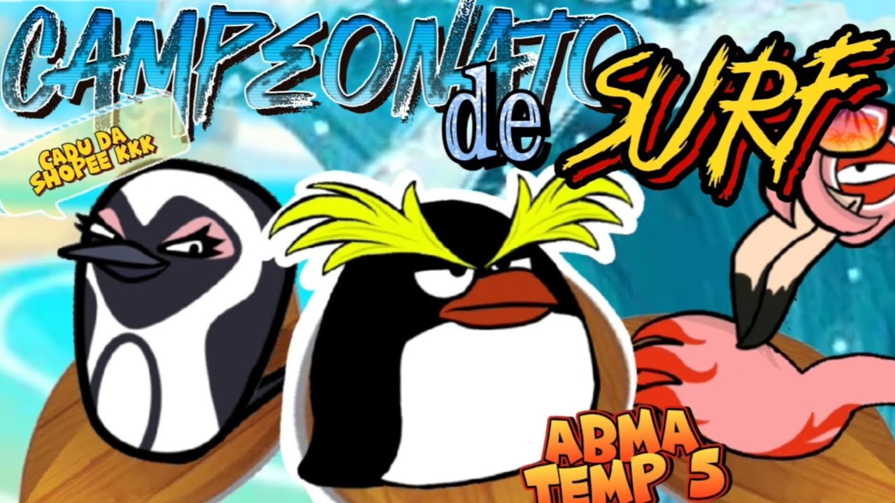 campeonato de surf - angry birds mega aventuras