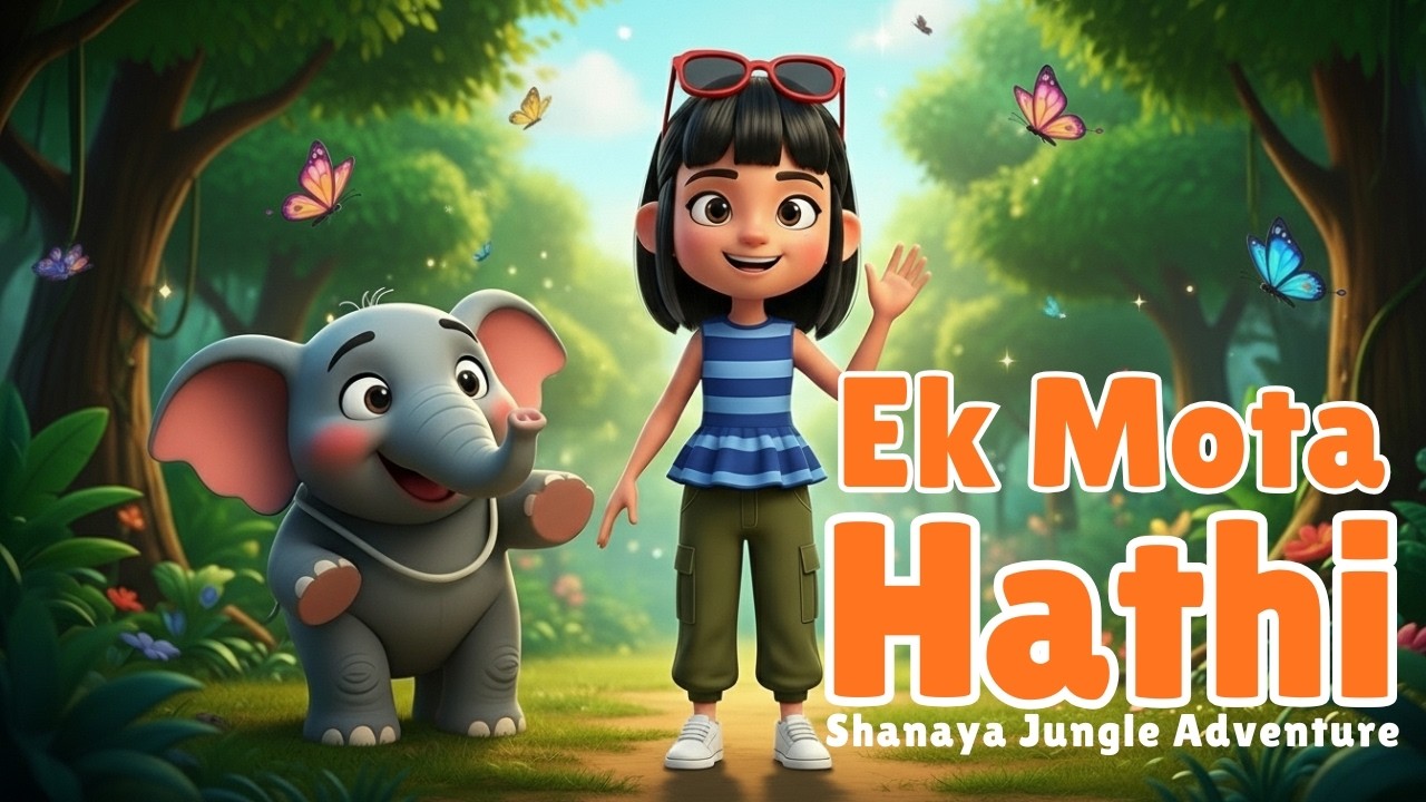 Ek Mota Hathi Ghoomne Gaya  | Hindi Rhymes for Kids
