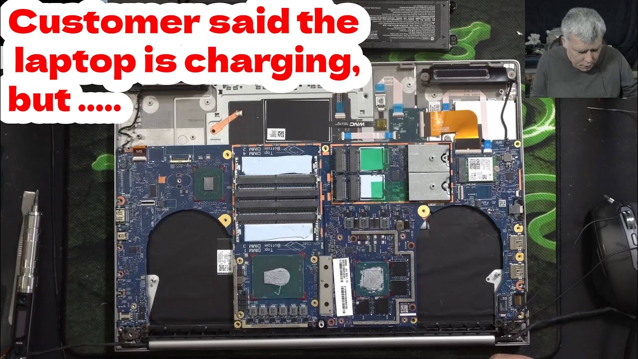 HP ZBook Fury 16 G9 dead, not charging not coming on, board repair