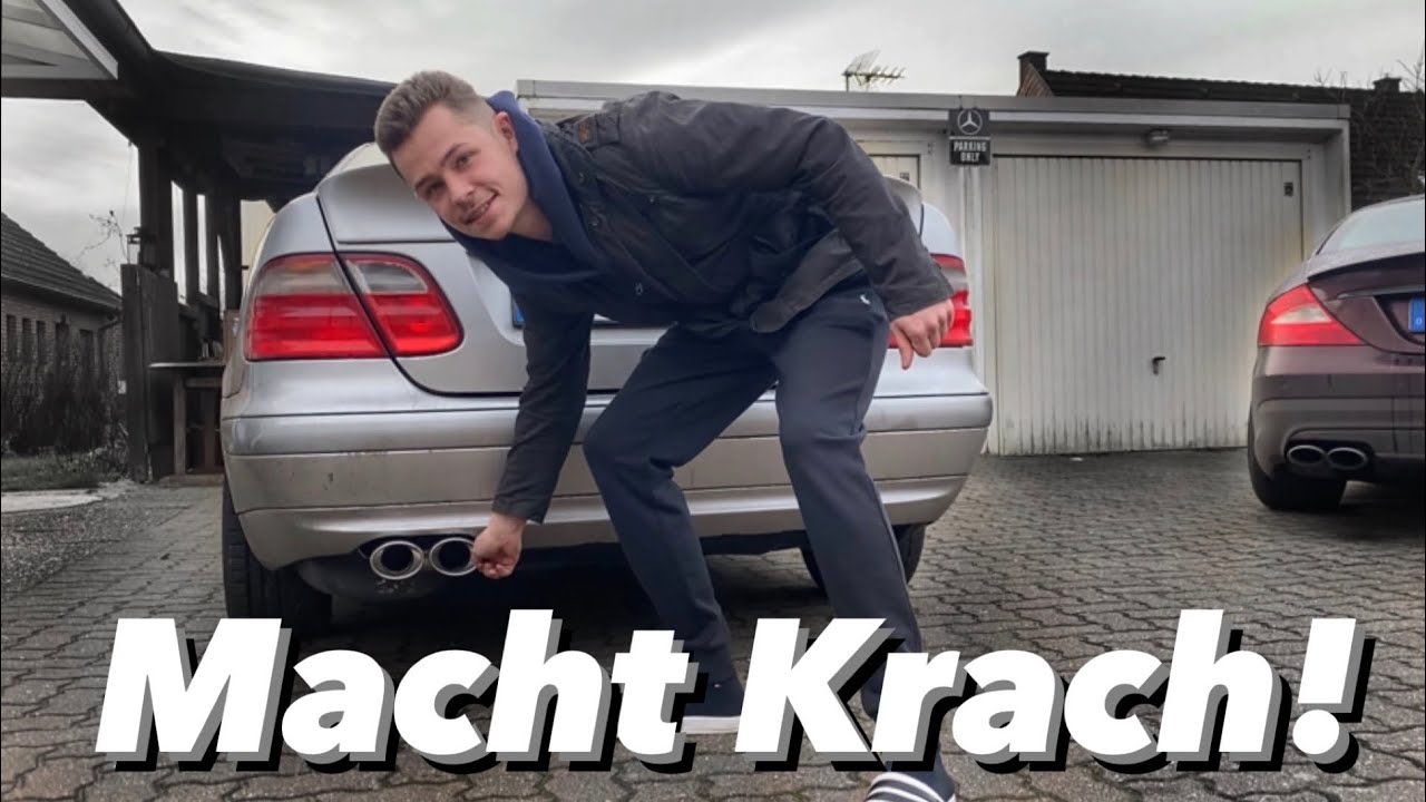 Der nächste illegale V8 | Auspuff für den CLK (pfusch)