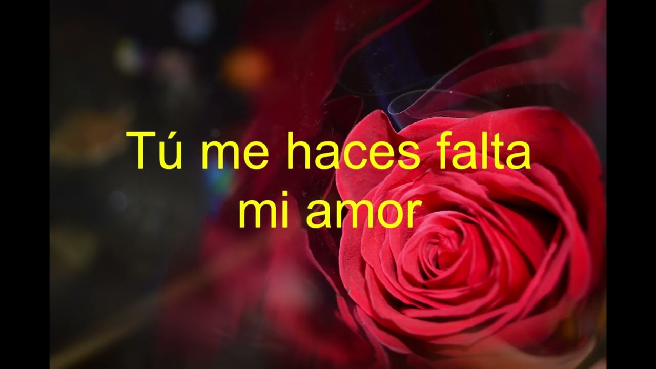 T&uacute; me haces falta    Angel del Amor