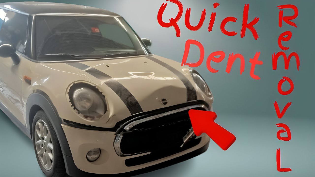 🚗 Mini Cooper Bonnet Dent & Paint Repair | Full Restoration Process 🔥