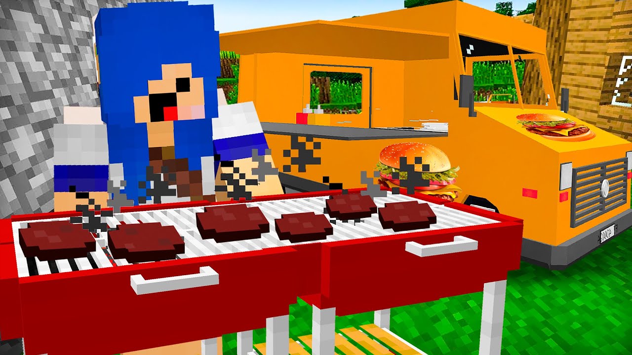 EU ABRI MEU PRÓPRIO RESTAURANTE em RODAS no MINECRAFT!