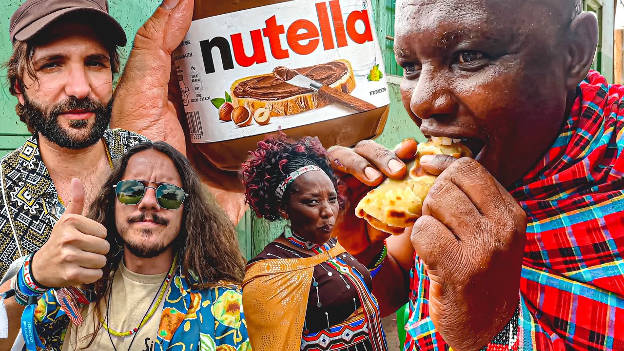 tribù Masai prova la NUTELLA per la prima volta! 🇹🇿 in Tanzania con Barbascura X