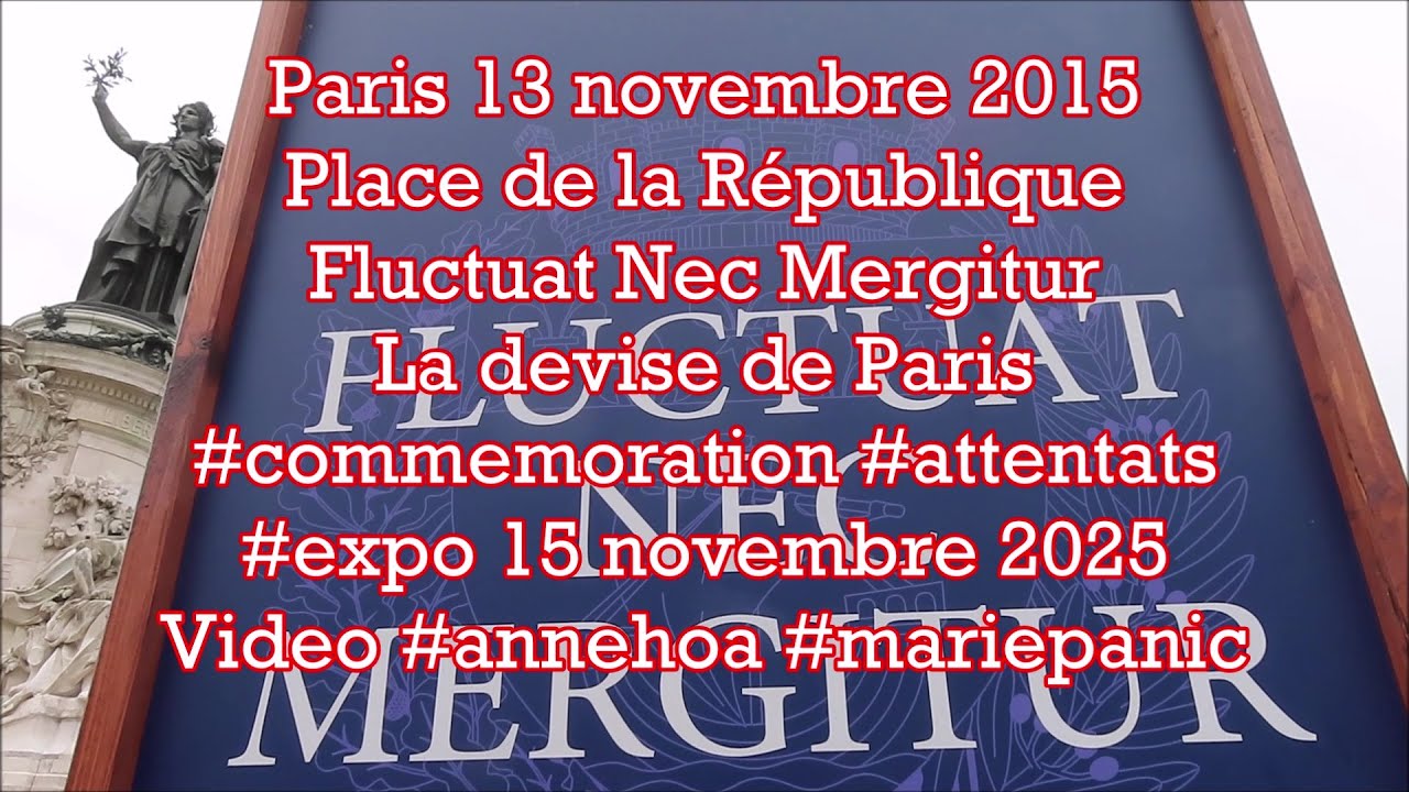 Paris 15 novembre 2025 Place de la République 