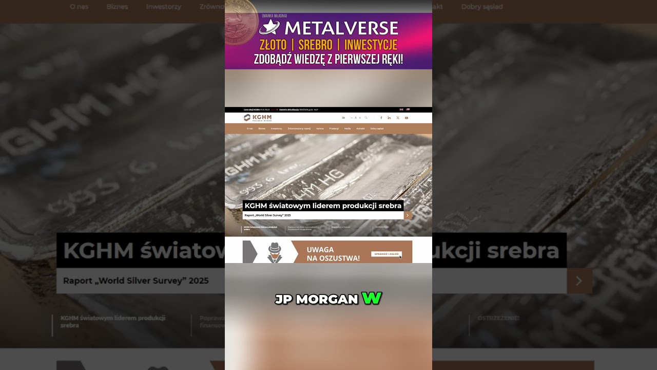 G&oacute;rnicze perełki FCX, BHP i KGHM? Czy warto inwestować w miedź? MetalVerse 18 kwietnia