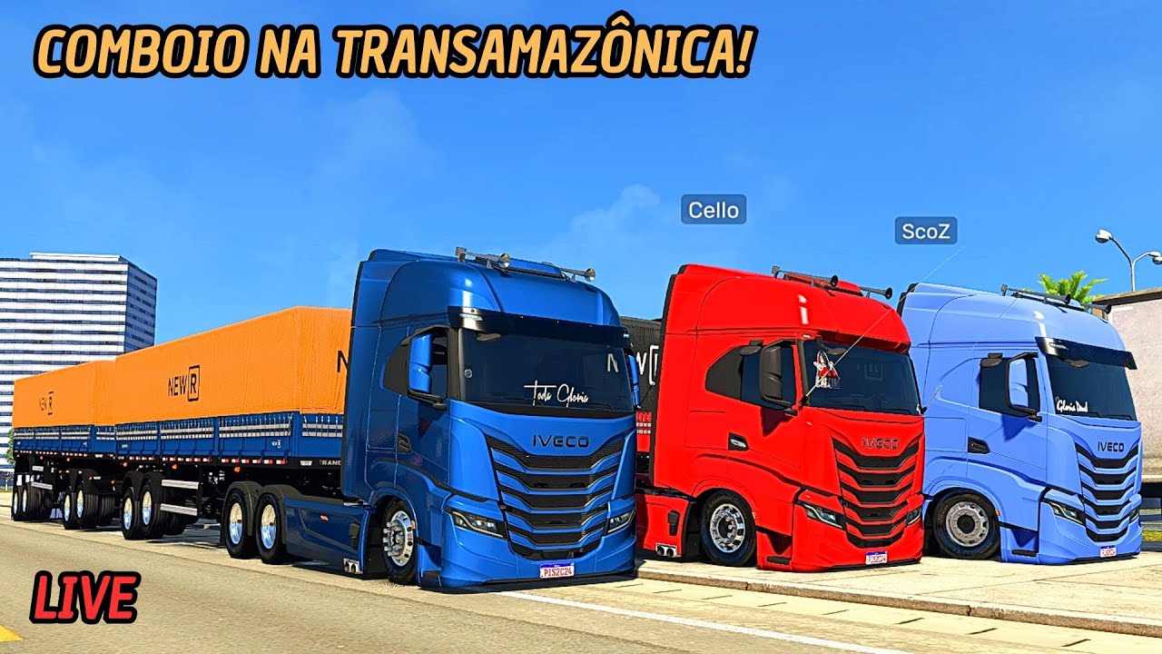 LIVE - COMBOIO NA TRANSAMAZONICA - MAPA EAA - ETS2