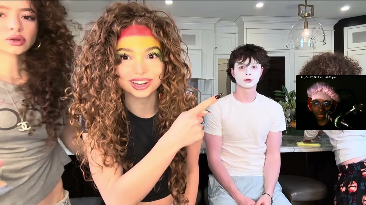 ACE Reacts To Kalogeras Sisters - WE DID EACH OTHER'S HALLOWEEN MAKEUP! AGAIN