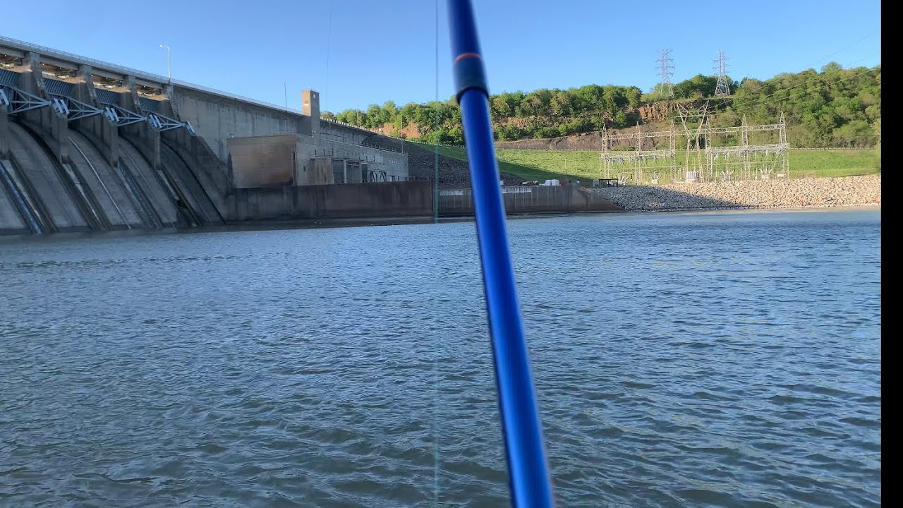 Eufaula dam Oklahoma 04-16-2023