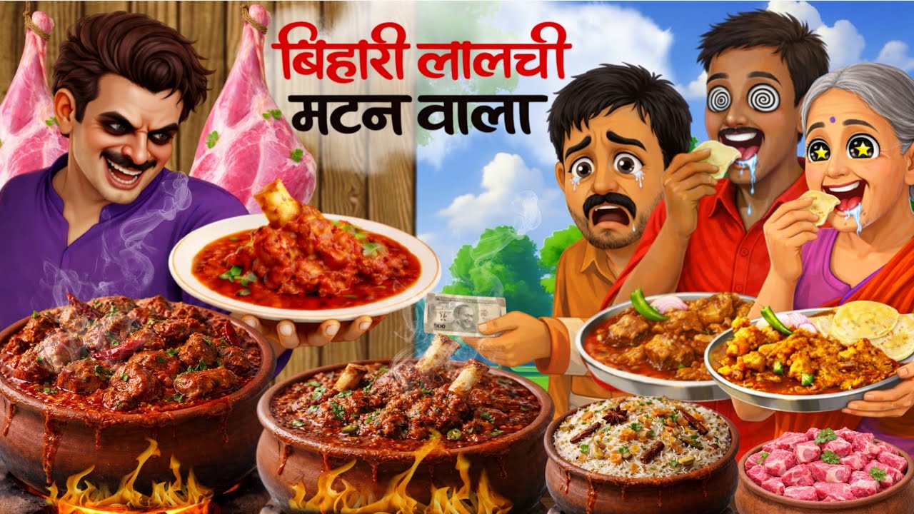 Lalchi Bihari ka spicy mutton | लालची बिहारी का स्पाइसी मटन | kahani | kahaniyan| hindi story| Story