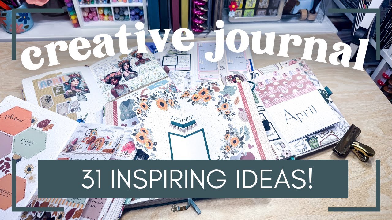 31 Ideas to Try in Your Creative Journal [Dutch Doors + More!]