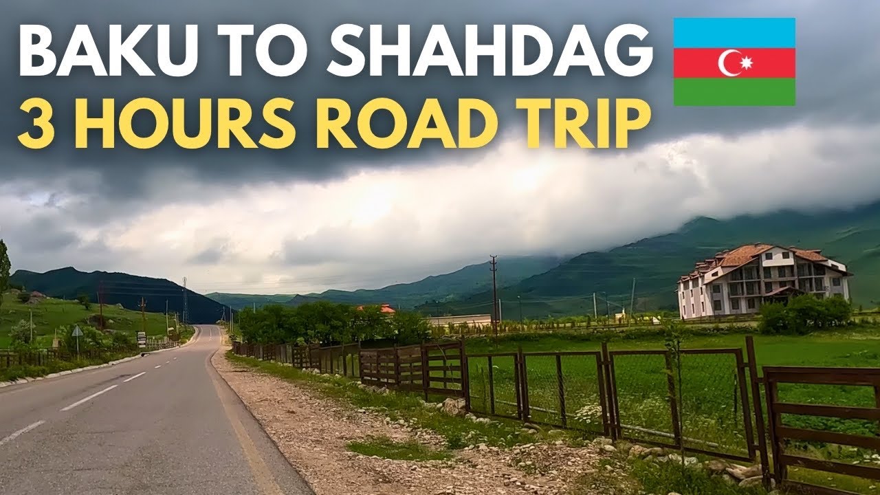EP08 Azerbaijan 🇦🇿. Baku to Shahdag Village. 3 മണിക്കൂർ നീണ്ട യാത്ര. Shahdag Mountain Resort.
