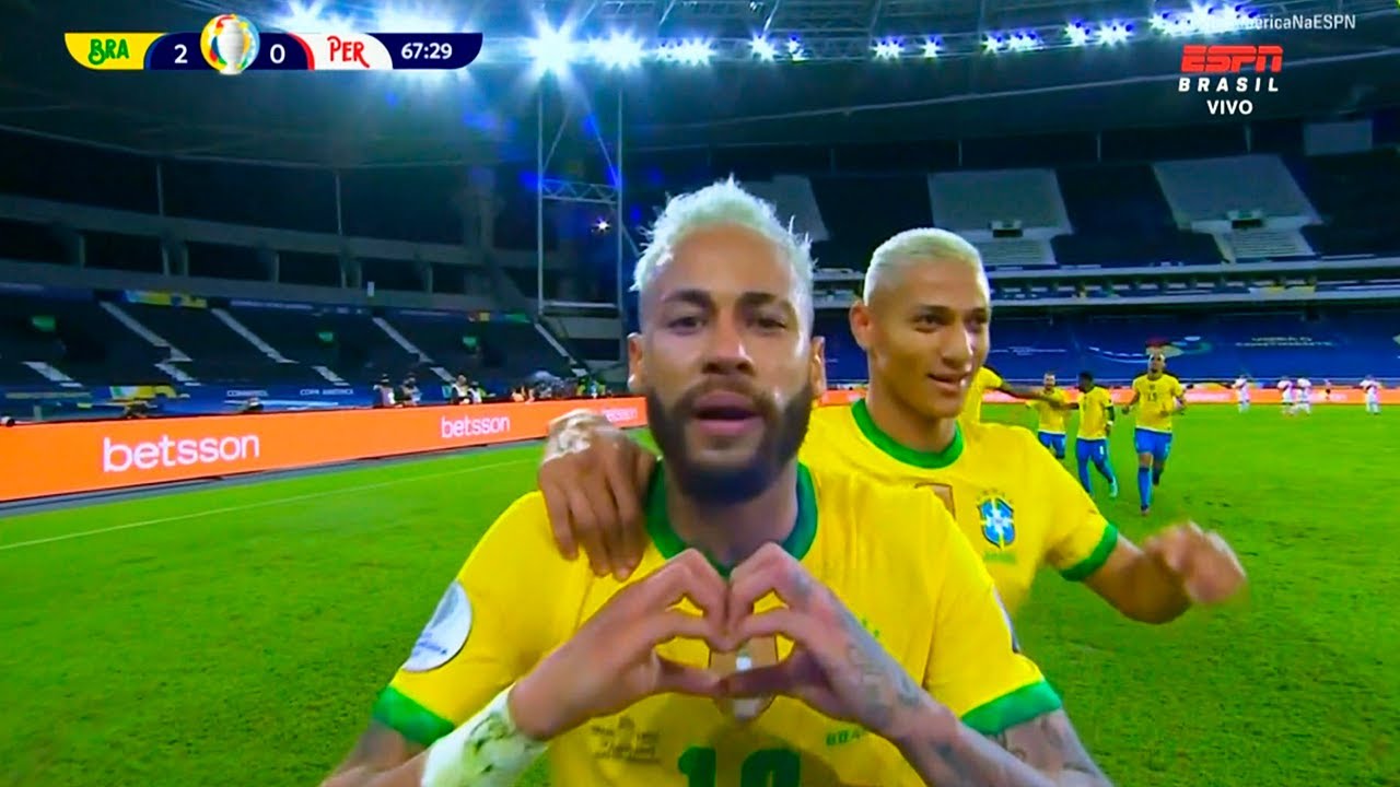 Neymar vs Peru (Copa América) HD 1080i (17/06/2021)