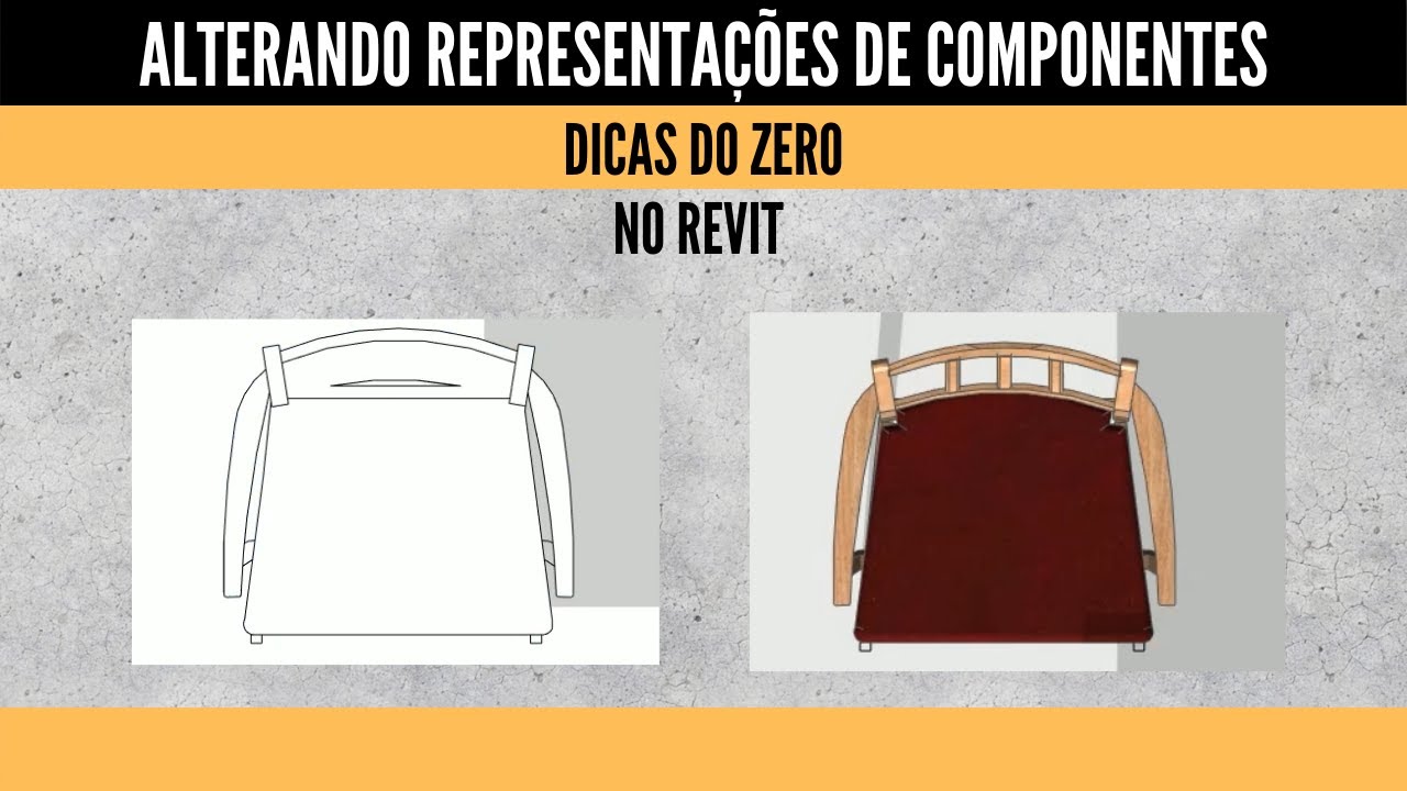 COMO ALTERAR REPRESENTAÇÕES DE COMPONENTES NO REVIT